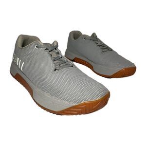 NOBULL Trainer Grey Mesh Gum Sole CrossFit Shoes Men 10.5 W 12 Athletic Sneakers